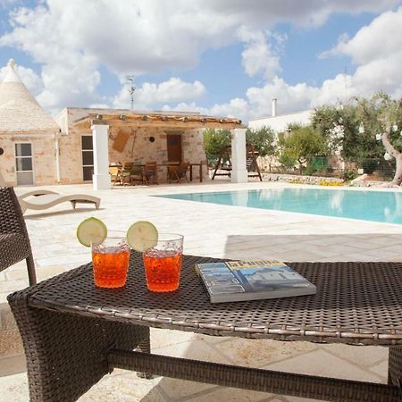 カステッラーナ・グロッテ Trullo Oasi Santo Stefano - Private Poolヴィラ エクステリア 写真