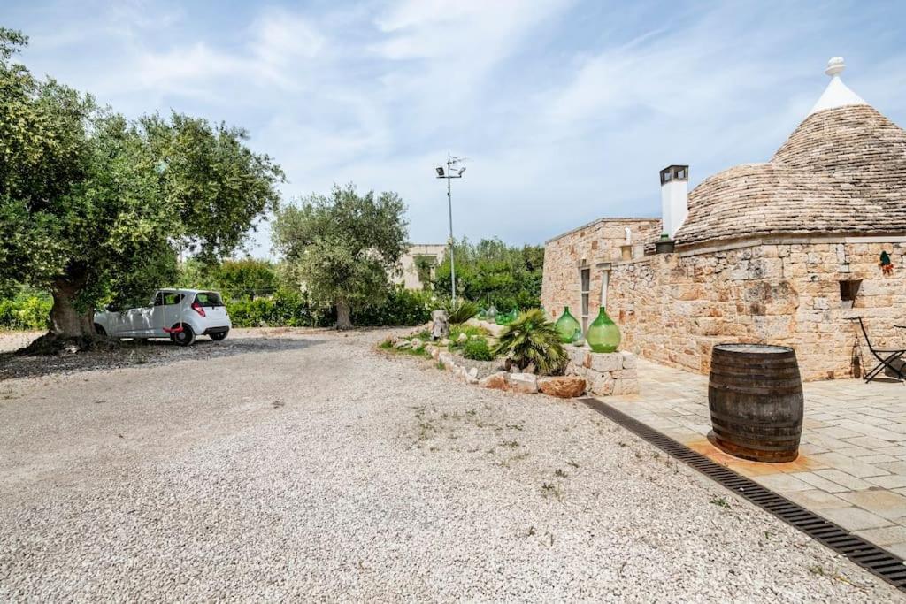 カステッラーナ・グロッテ Trullo Oasi Santo Stefano - Private Poolヴィラ エクステリア 写真