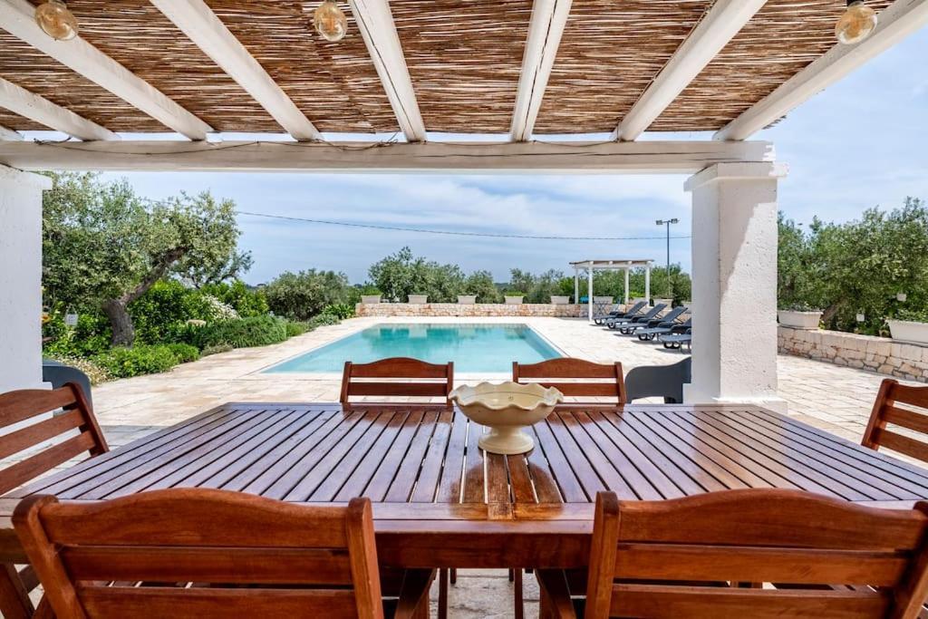 カステッラーナ・グロッテ Trullo Oasi Santo Stefano - Private Poolヴィラ エクステリア 写真
