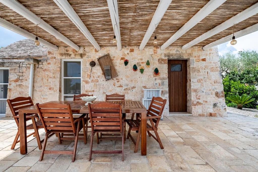 カステッラーナ・グロッテ Trullo Oasi Santo Stefano - Private Poolヴィラ エクステリア 写真