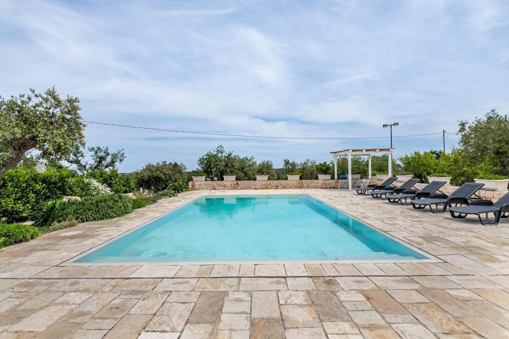 カステッラーナ・グロッテ Trullo Oasi Santo Stefano - Private Poolヴィラ エクステリア 写真