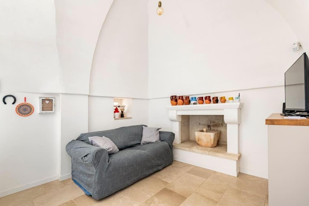 カステッラーナ・グロッテ Trullo Oasi Santo Stefano - Private Poolヴィラ エクステリア 写真