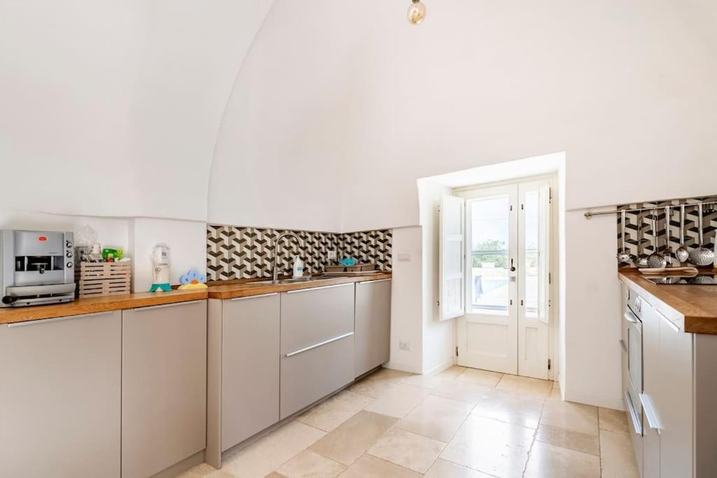 カステッラーナ・グロッテ Trullo Oasi Santo Stefano - Private Poolヴィラ エクステリア 写真