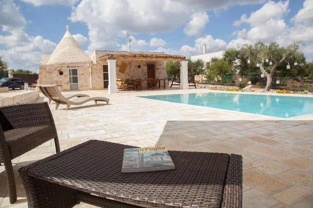 カステッラーナ・グロッテ Trullo Oasi Santo Stefano - Private Poolヴィラ エクステリア 写真